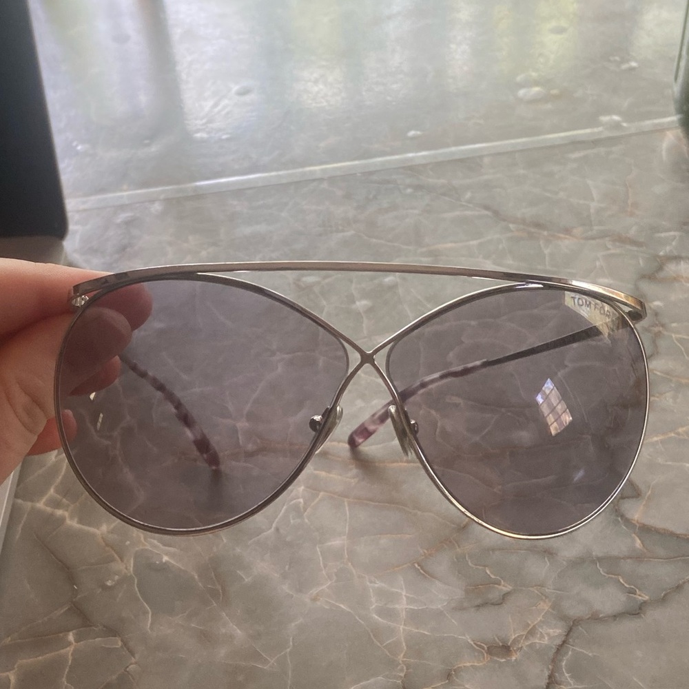 Tom Ford Stevie TF761 Crossover sunglasses silver/purple